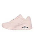 Skechers Uno Stand On Air 73690 Sneakers in Pink with cushioned midsole and modern sporty design