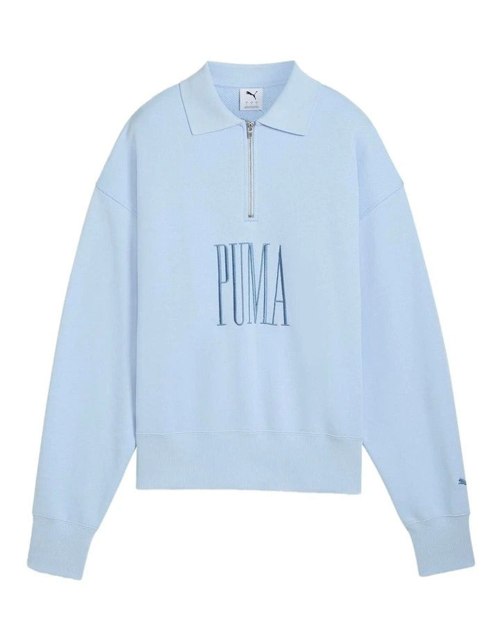 Puma Premium Essentials Polo Crew Jumper, view 5