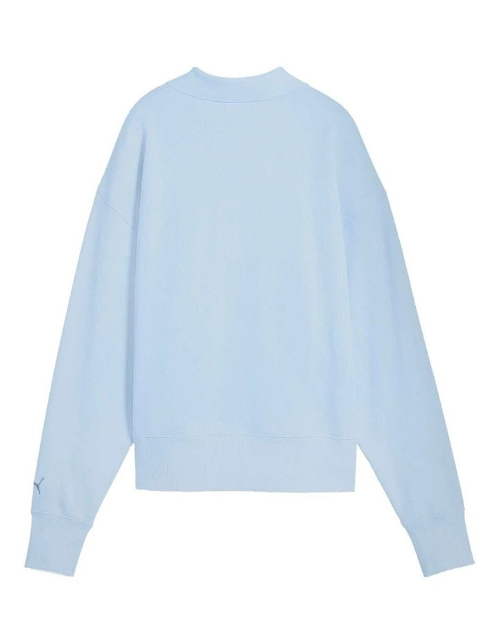 Puma Premium Essentials Polo Crew Jumper, view 4