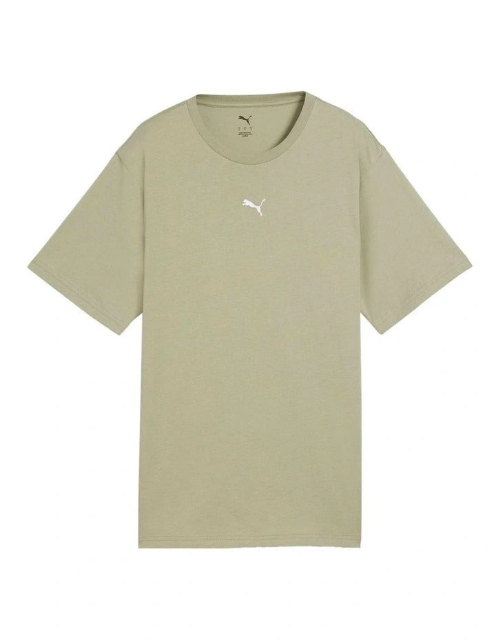 Puma ESS Relaxed Tee 70% Cotton 30% Recycled Cotton Casual Cat Logo Embroidery