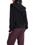 Sweats Cotton Zip Hoodie made from 100% terry cotton with ribbed cuffs, hem, kangaroo pocket, and double-lined hood for casual comfort
