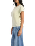 Midweight Crew Tee in 100% cotton with classic fit, crew neckline, soft jersey fabric, and timeless everyday style