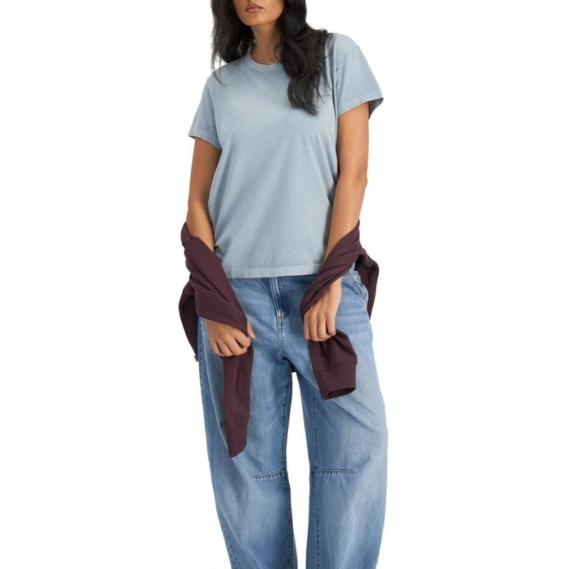Bonds Midweight Crew Tee in Blue Jeans