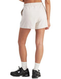Bonds Move Short with high waist and relaxed fit in soft cotton elastane, casual comfy shorts featuring elastic waistband and drawcords