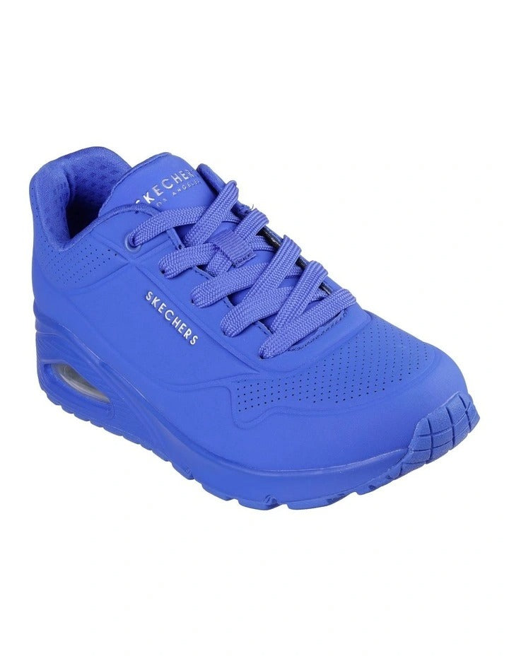 Skechers 73690 Uno Stand On Air sneakers in royal blue side view