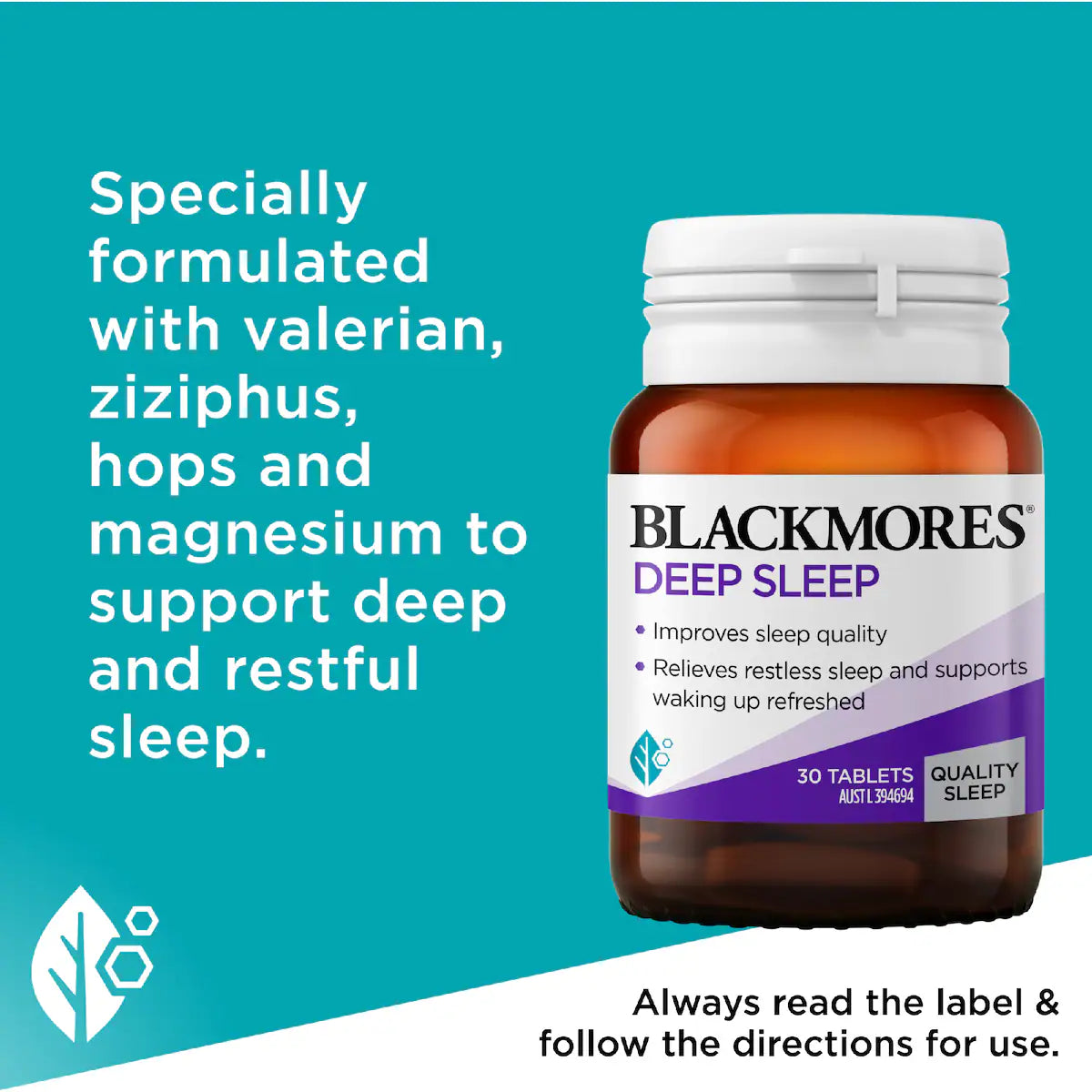 Blackmores Deep Sleep Capsules 30 pack, view 4