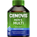 Cenovis Men’s Once Daily Multivitamin Capsules 100 Pack — daily men’s health supplement supporting energy, immunity, and wellbeing.