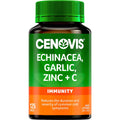 Cenovis Echinacea Garlic Zinc & Vitamin C tablets 125 pack – immune support supplement for health and wellness.