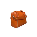 Orange Leather Handbag for Women
