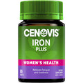 Cenovis Iron Plus Tablets for Women’s Health 80 Pack – Iron supplement supporting energy levels and reducing tiredness, formulated for women’s daily health.