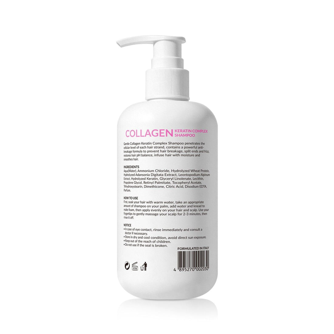 Haircue Collagen Shampoo 300ml | Strength & Volume Care
