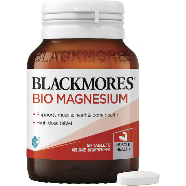 Blackmores Bio Magnesium Muscle Health Tablets 50 pack