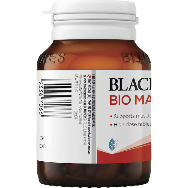 Blackmores Bio Magnesium Muscle Health Tablets 50 pack, view 3
