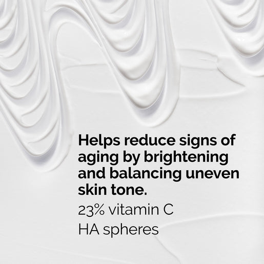 The Ordinary Vitamin C Suspension 23% + HA Spheres 2% 30mL, brightening serum with Vitamin C and hyaluronic acid for youthful skin.