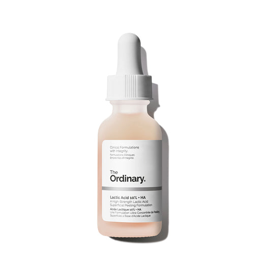 The Ordinary Lactic Acid 10% + HA 2% 30mL serum for smoother, radiant skin