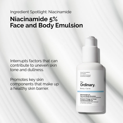The Ordinary Niacinamide 5% lightweight face and body emulsion
