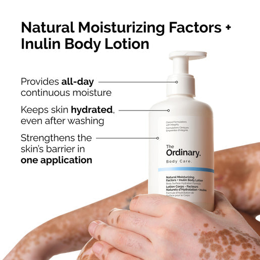 Hydrating body lotion The Ordinary with Natural Moisturizing Factors and Inulin