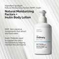 Hydrating body lotion The Ordinary with Natural Moisturizing Factors and Inulin