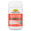 Nature's Way Activated Curcumin 30 pack supplement bottle on white background, premium turmeric extract capsules for joint health and inflammation support.