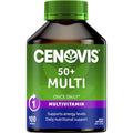 Cenovis 50+ Multivitamin Capsules 100 pack – Daily multivitamin for energy, immune support, and overall vitality for adults over 50.