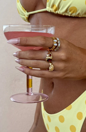 Tinsley Ring Set Gold | Women's Gold Ring Set