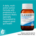 Blackmores Probiotics+ Daily Health Gut Health Vitamin Capsules 30 pack – daily probiotic supplement supporting digestive balance, immune system health, and overall wellbeing.