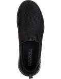Skechers GOwalk Joy Slip-On Sneaker in Black - lightweight cushioned walking shoes for women