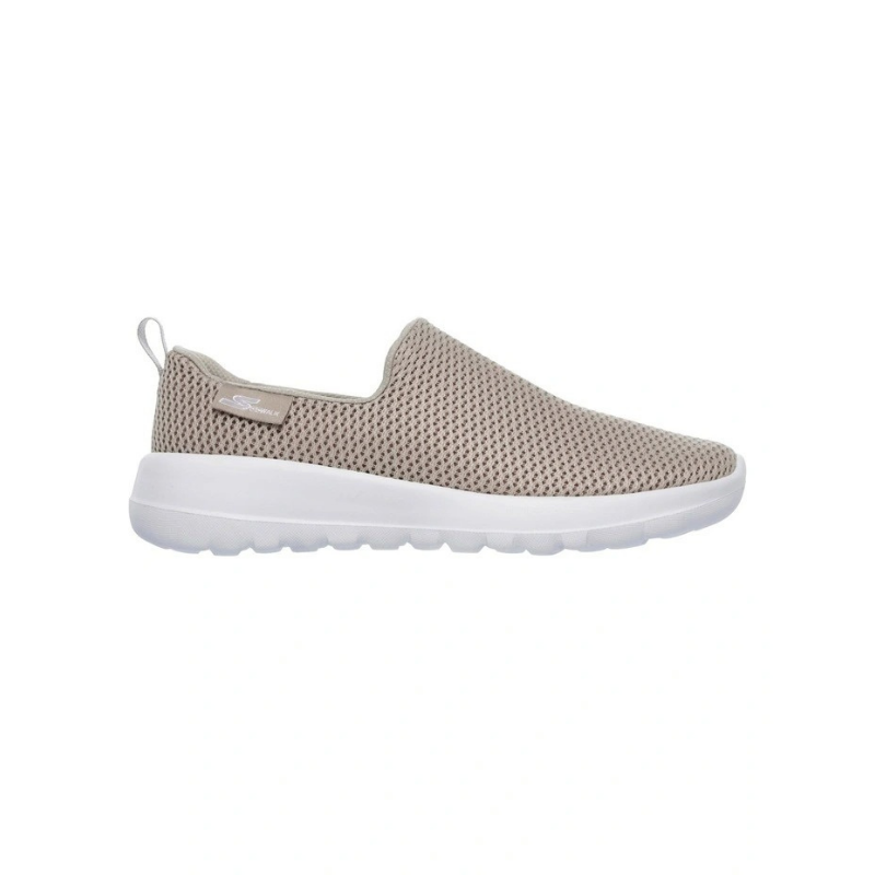 Skechers GOwalk Joy Slip-On Sneaker in Taupe - lightweight cushioned walking shoes for women