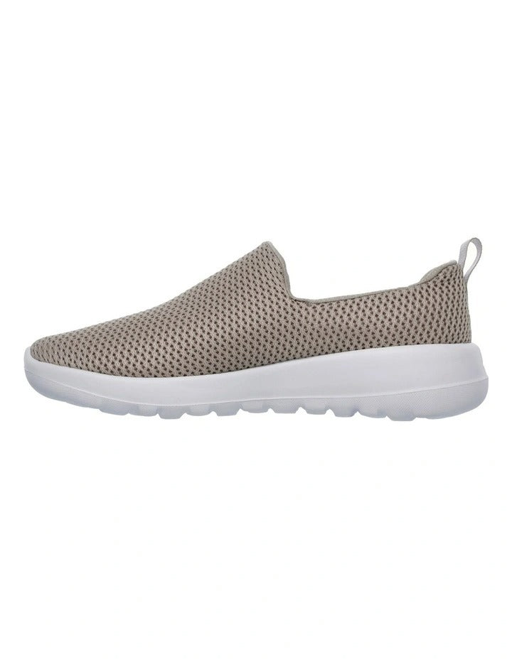 Skechers GOwalk Joy Slip-On Sneaker in Taupe - lightweight cushioned walking shoes for women