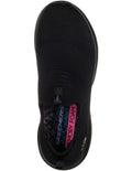 Skechers Ultra Flex First Take Slip-on Sneaker in Black - lightweight breathable slip-on shoes for women
