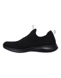 Skechers Ultra Flex First Take Slip-on Sneaker in Black - lightweight breathable slip-on shoes for women