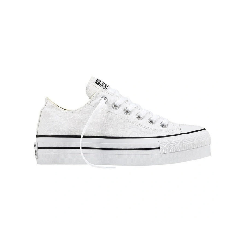 Converse Lift Chuck Taylor All Star Lift Canvas Low Top Sneaker in White, view 1