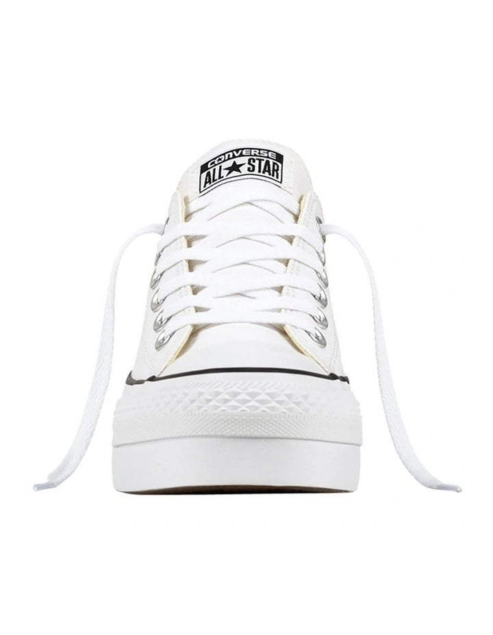 Converse Lift Chuck Taylor All Star Lift Canvas Low Top Sneaker in White, view 2