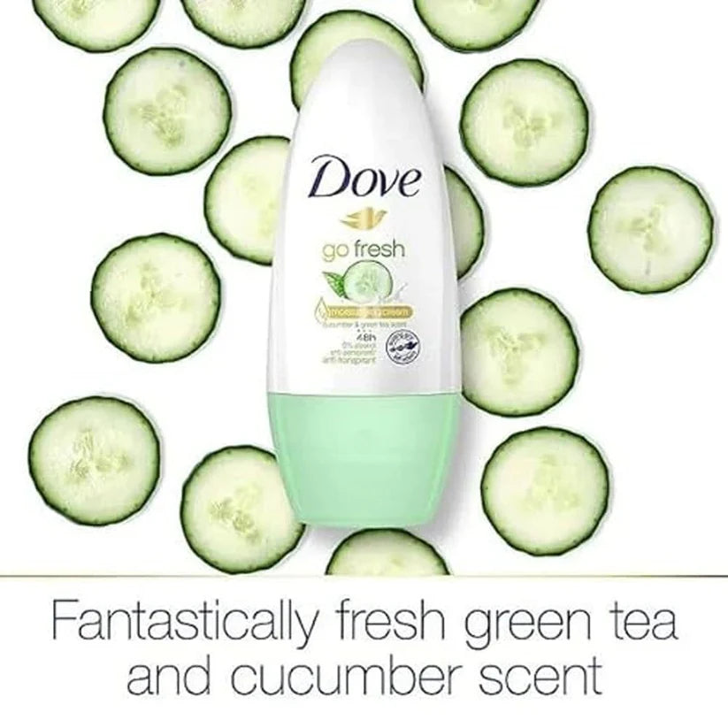 Dove Roll On Deodorant Go Fresh Cucumber & Green Tea Scent 40ml