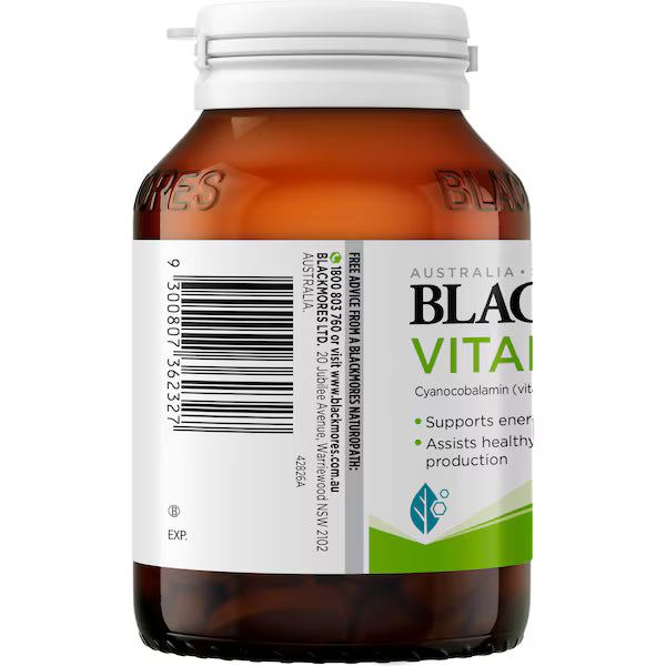 Blackmores Vitamin B12 150 Tablets – Supports energy production and healthy nervous system