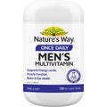 Bottle of Nature’s Way Once Daily Men’s Multivitamins, 120 tablets — dietary supplement for men’s daily health, energy, and immune support.