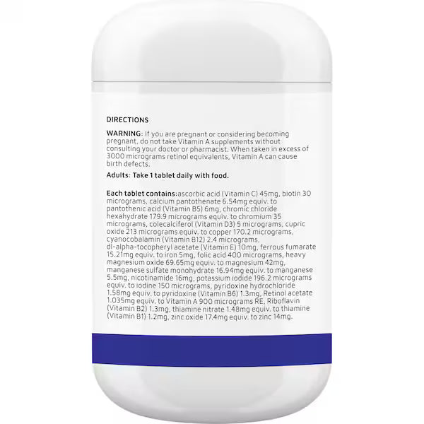 Bottle of Nature’s Way Once Daily Men’s Multivitamins, 120 tablets — dietary supplement for men’s daily health, energy, and immune support.