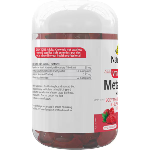 Nature's Way Adult Vita Gummies Metabolism + Energy 70 pack – energy boosting vitamin gummies for adults with B vitamins to support metabolism and vitality.
