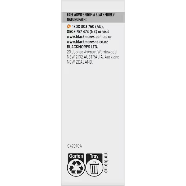 Blackmores Nails Hair & Skin Rapi Melt Blueberry Flavour Tablets 60 pack, view 3