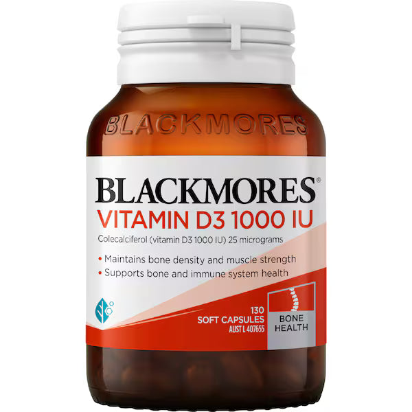 Blackmores Vitamin D3 1000IU Tablets 130 pack, view 1