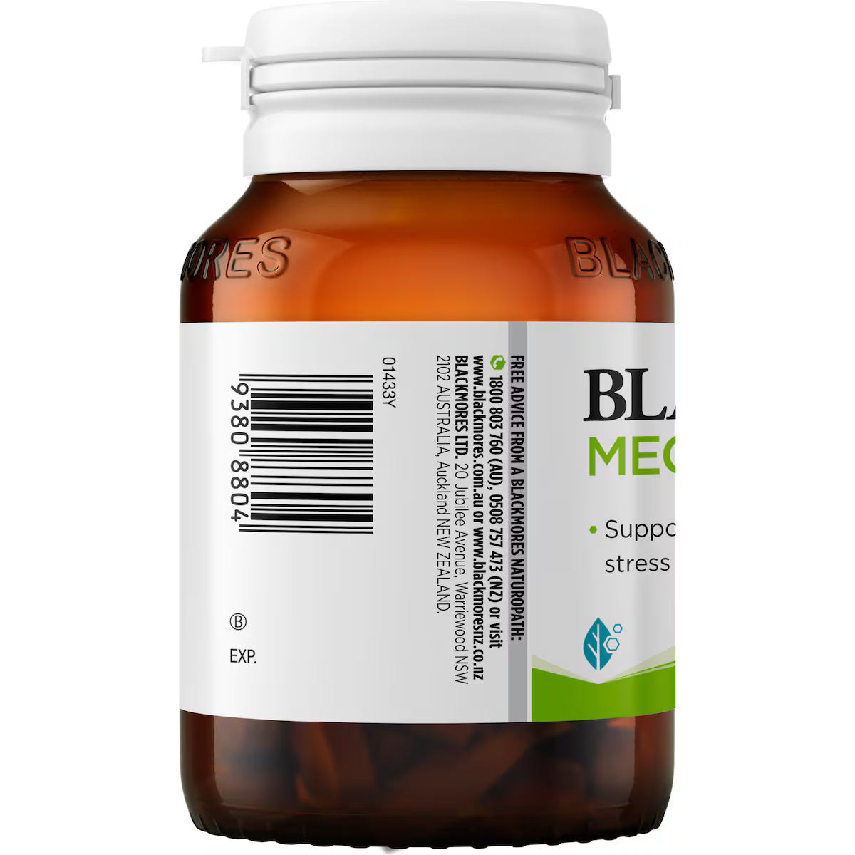 Blackmores Mega B Complex Energy Support Vitamin B12 Tablets 75 pack, view 2