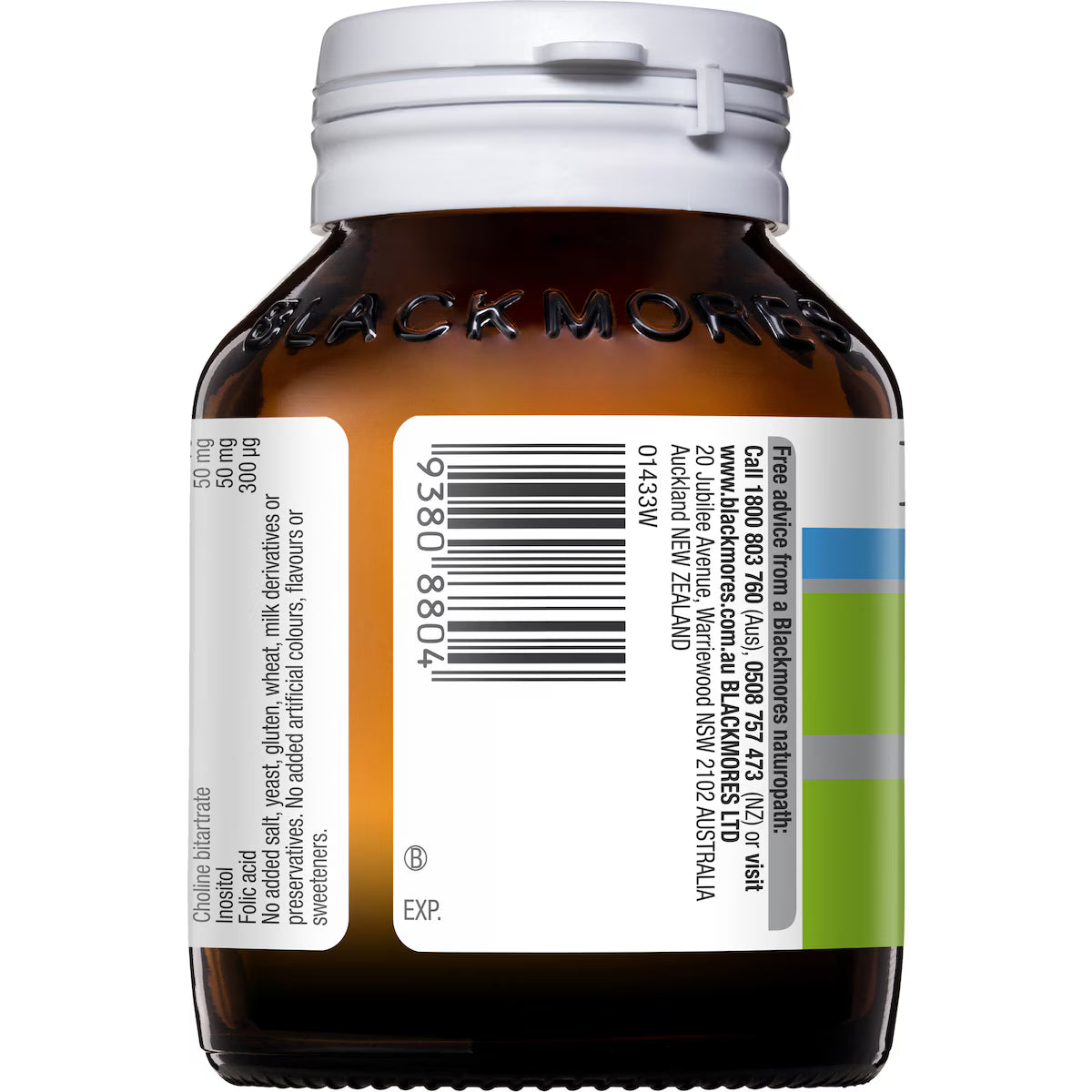 Blackmores Mega B Complex Energy Support Vitamin B12 Tablets 75 pack, view 5
