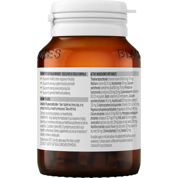 Blackmores Executive B Stress Formula 62 pack, view 3