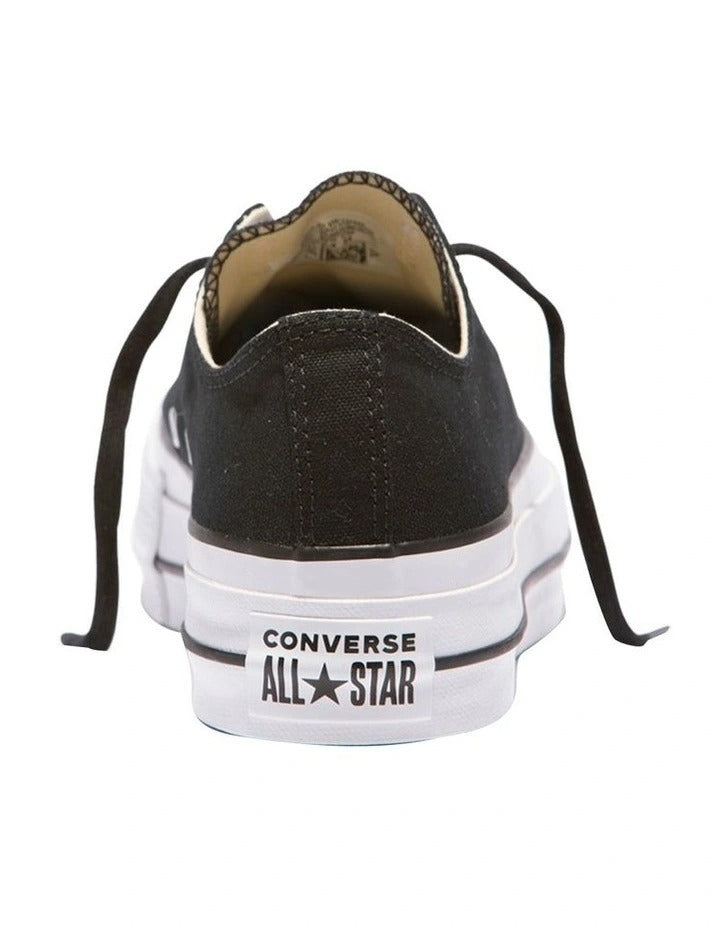 Converse Lift Chuck Taylor All Star Lift Low Top Canvas Sneaker in Black, view 4
