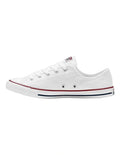 Converse Chuck Taylor All Star Dainty Low Top Sneaker in White, featuring a sleek, low-profile design for a minimalist and stylish look.