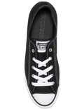 Converse Chuck Taylor All Star Dainty Low Top Sneaker in Black, featuring a sleek, low-profile design for a minimalist and stylish look.