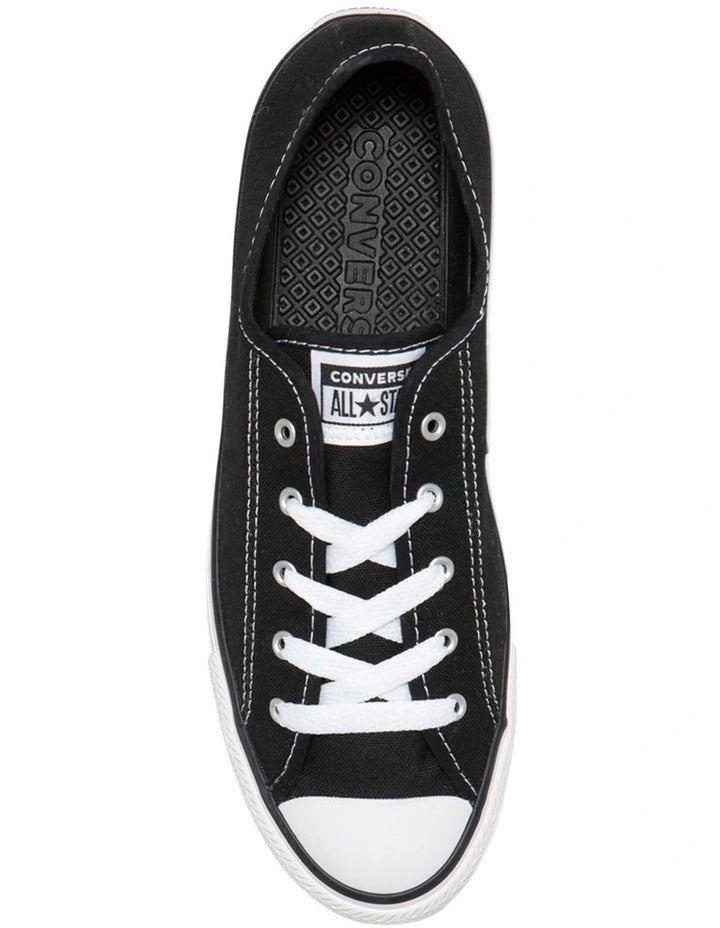 Converse Dainty Chuck Taylor All Star Dainty Low Top Sneaker in Black, view 5