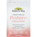 Nature's Way Protein Plus Collagen 400g vanilla protein powder with added collagen peptides for muscle recovery and skin health