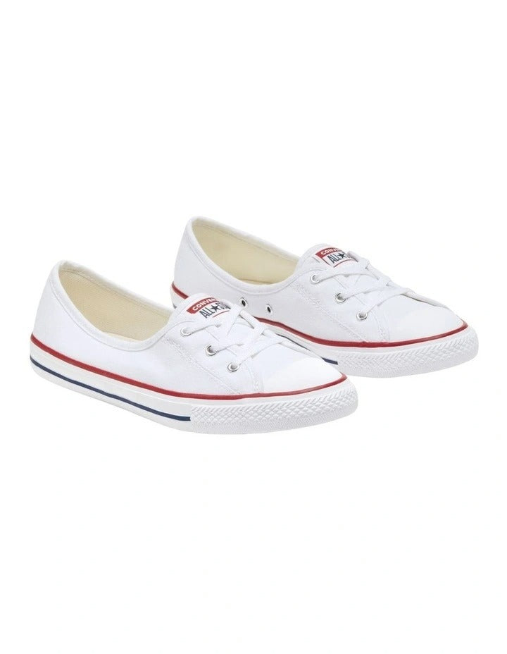 Converse Ballet Lace Chuck Taylor All Star Ballet Optical Sneaker in White, view 2