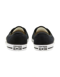 Converse Chuck Taylor All Star Ballet Lace Sneaker in Black, featuring a sleek, low-profile design with ballet-inspired laces for a feminine, stylish look.